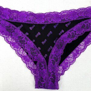 Brand New Fredrick's of Hollywood Purple Boo Cheeky Panties